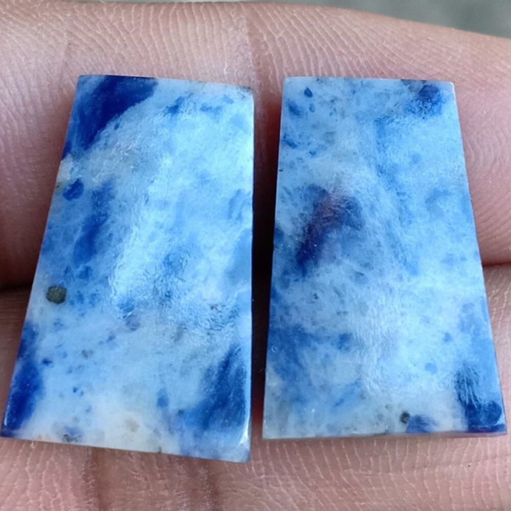 Paired Sodalite Cabochons!